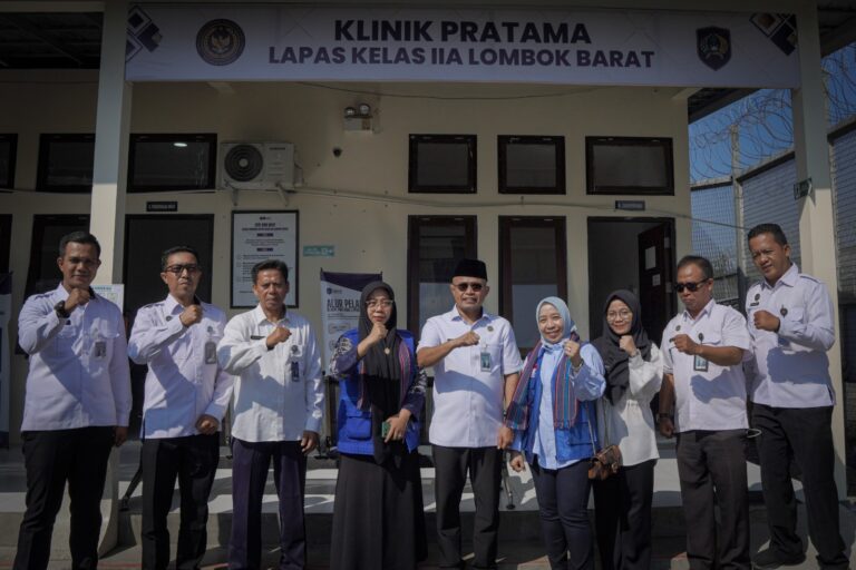 Akreditasi Klinik Lapas Lombok Barat